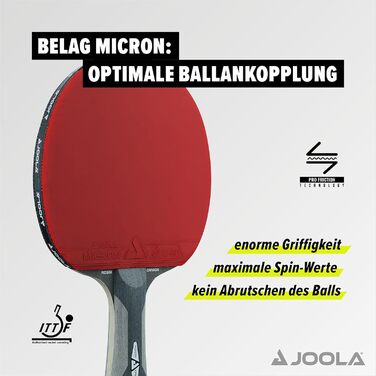 Професійна ракетка для настільного тенісу JOOLA INFINITY CARBON, MEGA CARBON, ROSSI CARBON, ITTF, для досвідчених гравців та змагань