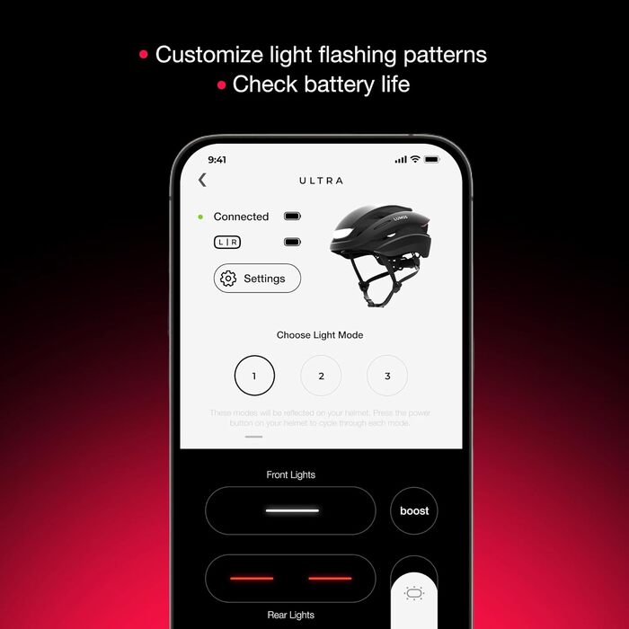 Розумний велосипедний шолом Lumos Ultra з LED-підсвіткою, поворотниками, стоп-сигналом, Bluetooth, для чоловіків і жінок