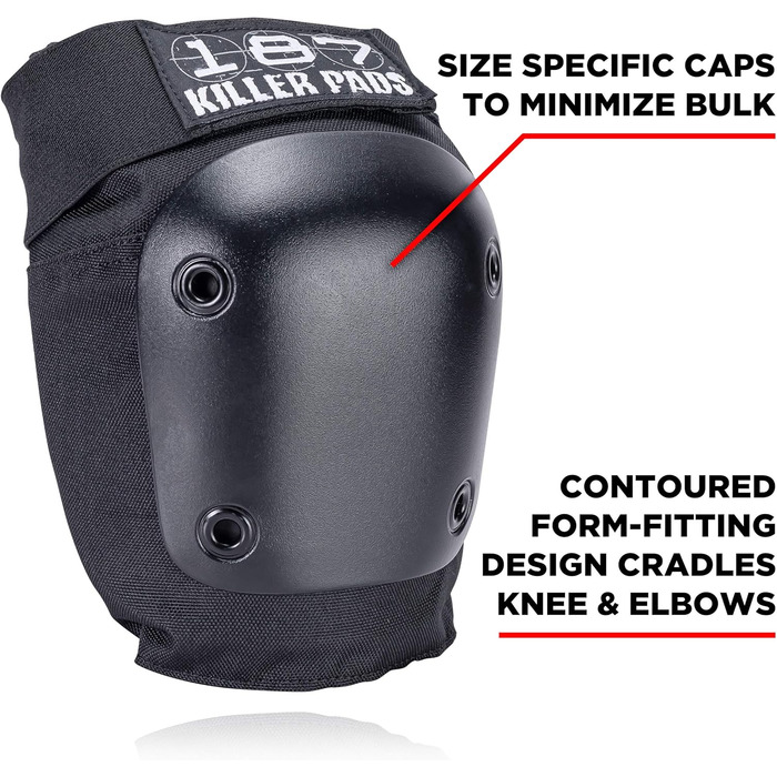 Комплект захисної екіпіровки Killer Pads S/M, чорний