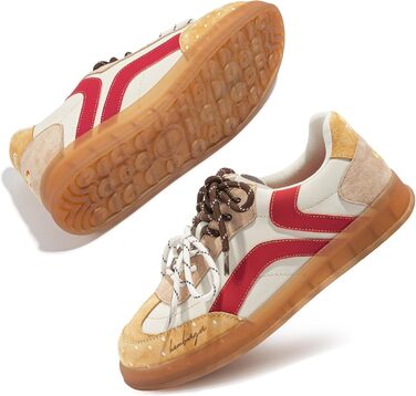 Tuopin Кросівки для тренувань, жовто-червоні, 40 EU | Неслизькі спортивні кросівки