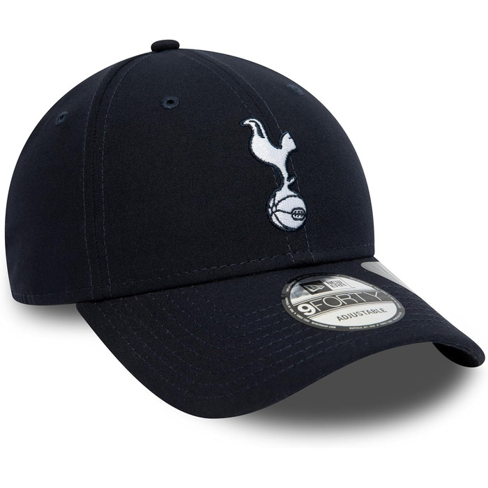 Кепка New Era 9Forty з регульованим розміром, бейсболка з логотипом команди, вигнутий козирок, серії A, Прем'єр-ліга, універсальний розмір (Tottenham Hotspur #34794)