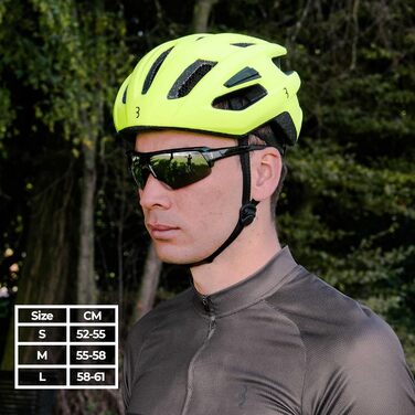 Велошолом BBB Kite 2.0 для шосе і MTB, знімний візор, кріплення для LED, BHE-29B, розмір L (58-61 см), глянцевий синій