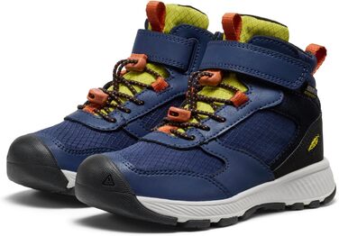 KEEN Skua Mid - водонепроникні трекінгові черевики для дітей та дорослих (37 EU, Naval Academy Rogue Green)