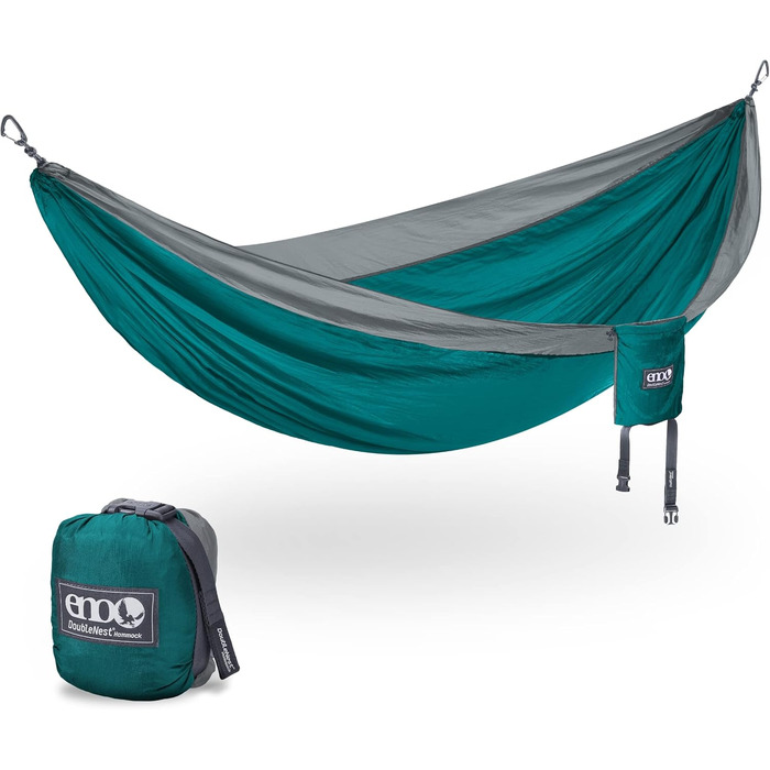 Гамак Eno Unisex DN011, колір Морська піна/Сірий, універсальний розмір