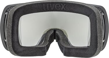 Лижна маска uvex compact FM для дорослих, чорна, універсальний розмір