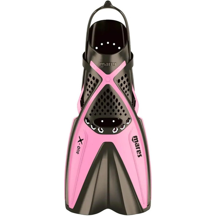 Маска для снорклінгу Mare X-One Junior (Рожева, XS) - дитяча, з відкритим перфорованим носком, без ремінців, комфортна