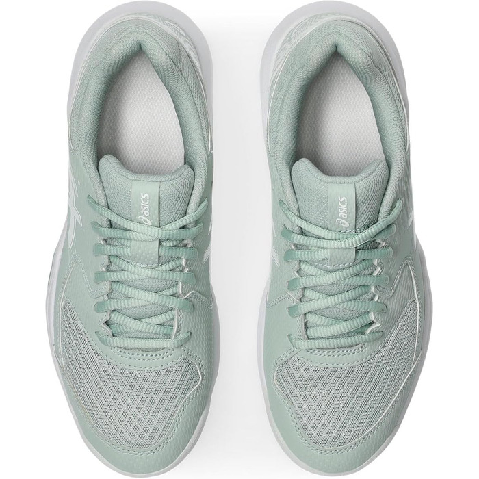Жіночі тенісні кросівки ASICS Dedicate 8 Біло-срібні (37.5 EU, Lichen Rock White)