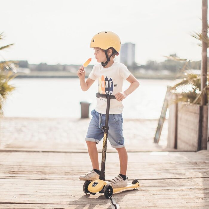 Дитячий самокат Scoot&Ride Highwaykick 3 LED, рожевий