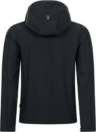 Чоловіча куртка Softshell Höhenhorn Altus Outdoor — водовідштовхуюча функціональна куртка, колір Midnight-Black, розмір L