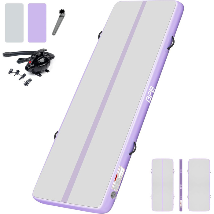 Надувна гімнастична матка BPB Air Matte Track, 3 м: для тренувань, йоги, челедингу, пілатесу