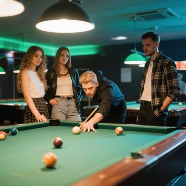 Набір більярдних київ Kmise Pool-Queue-Stick – професійні киї для більярдного столу, канадський клен, для дорослих, 147 см, різні кольори