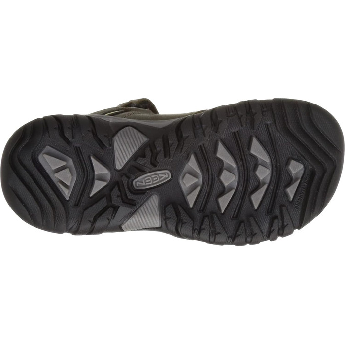 KEEN Ridge Flex Mid - водонепроникні трекінгові черевики для дітей (37 EU, Dark Olive Dusky Citron)