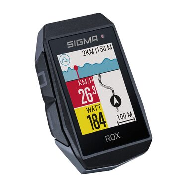 Велокомп'ютер SIGMA ROX 11.1 EVO GPS бездротовий з датчиками швидкості, пульсу та каденсу, чорний