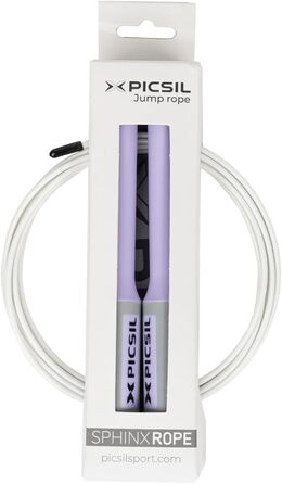 Picsil Sphinx Speed Rope – легке та міцне скакалка для крос-тренінгу, фітнесу, боксу, професійна скакалка з подвійними підшипниками, високоякісні матеріали, фіолетова