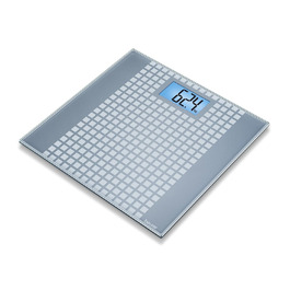 Ваги скляні Beurer GS 206 Squares, сірі, електронні