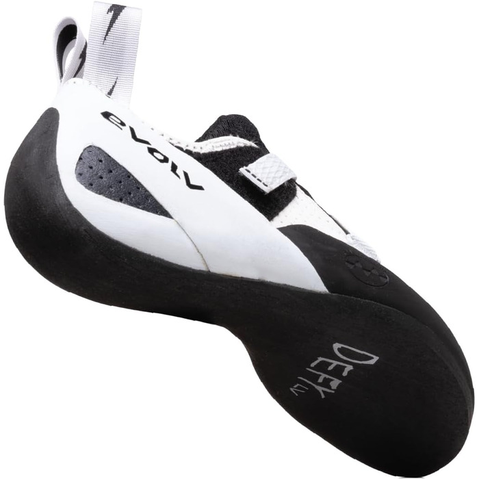 Кріпимо-скальний взуття EVOLV Defy LV для початківців: боулдеринг та індоор-альпінізм, сірий/білий, 38.5 EU