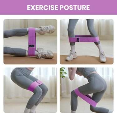 Набір еластичних стрічок для фітнесу Good Nite 3 шт. для тренування сідниць та ніг. Ідеально для йоги, пілатесу та фітнесу вдома. Підходить для чоловіків та жінок