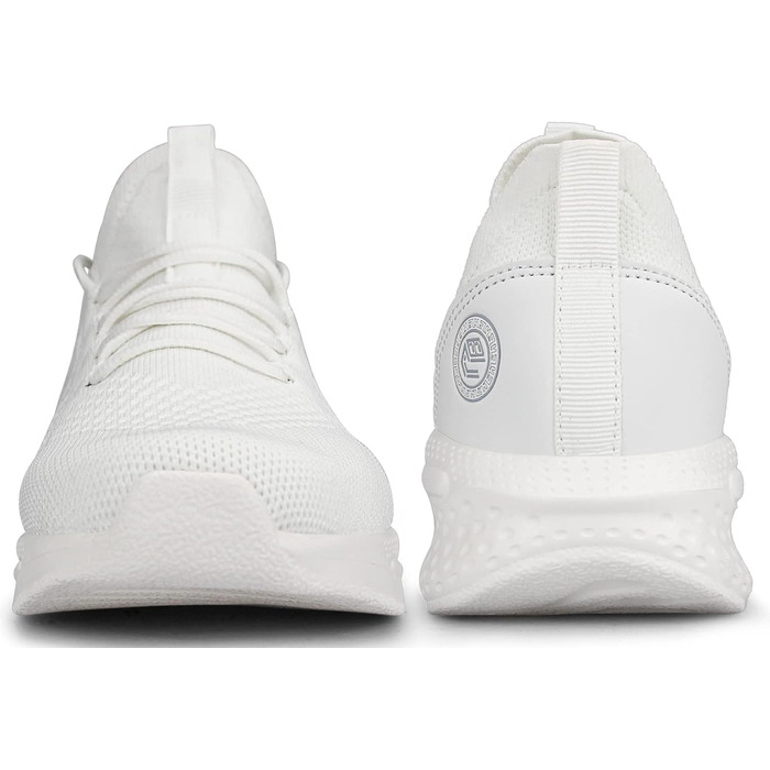 Жіночі кросівки для бігу та занять спортом: біг, теніс, фітнес, тренування. Легкі, дихаючі, з антиковзаючою підошвою. Білі, 39 EU