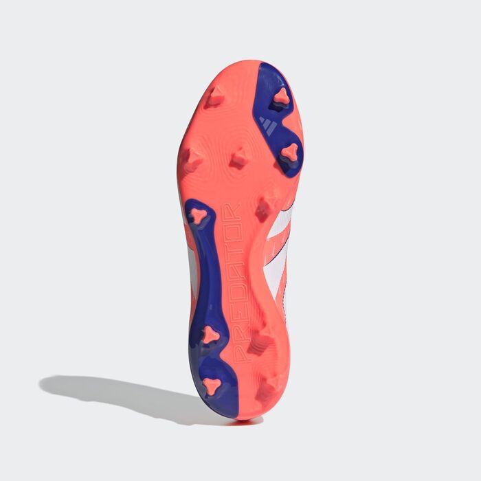 Футбольні бутси adidas Predator League Laceless для твердого/багатоповерххового поля (42 2/3 EU, Signal Coral Cloud White Beam Orange)