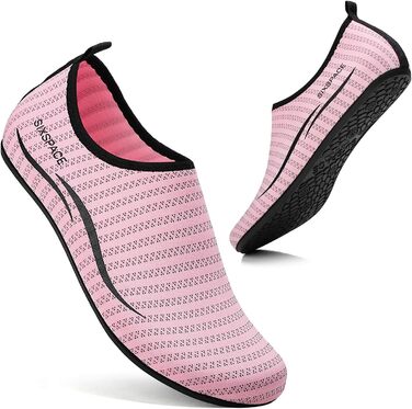 Шкарпетки для плавання Sixspace: шкарпетки для води для жінок та чоловіків, шкарпетки для пляжу, шкарпетки для босоногих (рожевий, 41 EU)