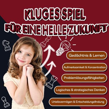 Електронний шаховий комп'ютер CNSENIOR з голосовим тренером та ШІ – Магнітна шахівниця з інтерактивною системою навчання – для початківців, досвідчених, дітей та дорослих