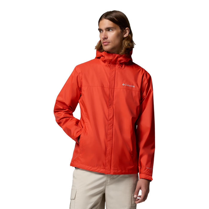 Чоловіча водонепроникна куртка Columbia Watertight II Rain Jacket, колір Super Sonic, розмір M