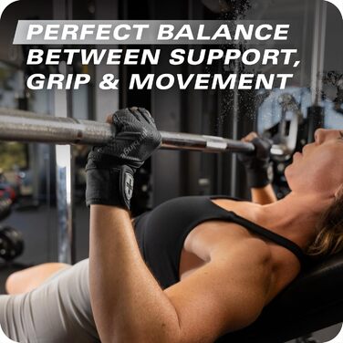 Рукавички для важкої атлетики Harbinger Herren Pro Wristwrap 3.0 (M, Carbon)