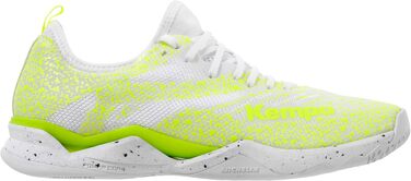 Жіночі спортивні кросівки Kempa Wing Lite 2.0 W, білий, флуоресцентний жовтий, 38.5 EU