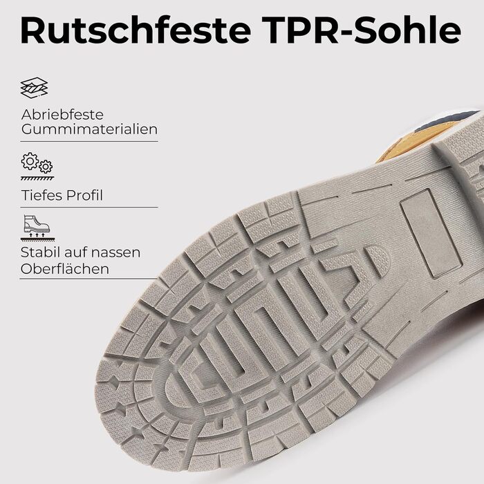 Зимові черевики Mishansha Herren: теплі, з підкладкою, антиковзаючі, класичні, розмір 39-48 EU (46 EU, золотисто-коричневий)