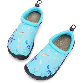 Дитячі шкарпетки-тапочки для плавання Mishansha: дихаючі, швидковисихаючі, антиковзкі, розмір 24-35, блакитні