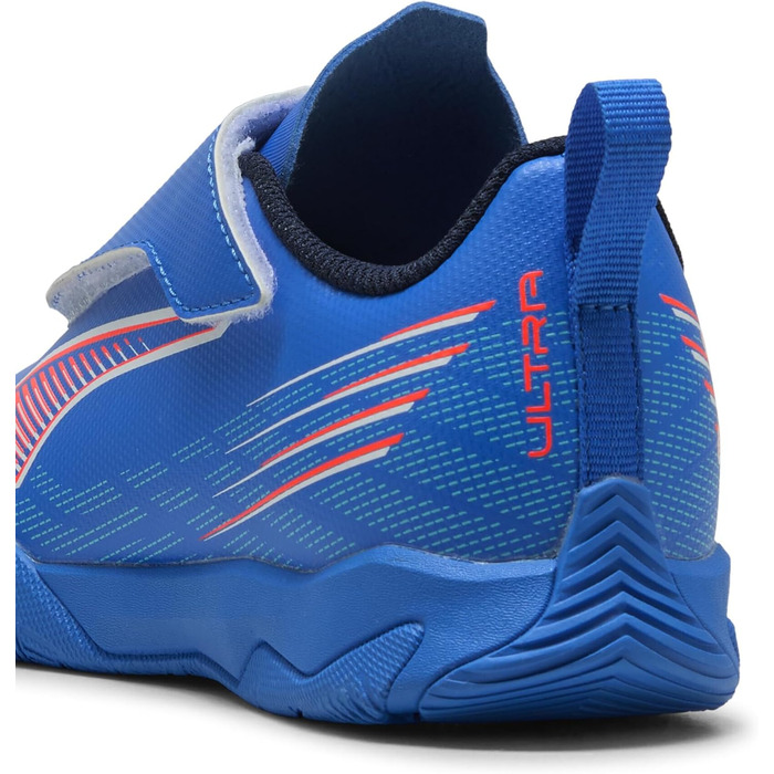 Дитячі футбольні бутси PUMA Ultra 6 Play V It Jr - блакитний, білий, червоний (3.5)