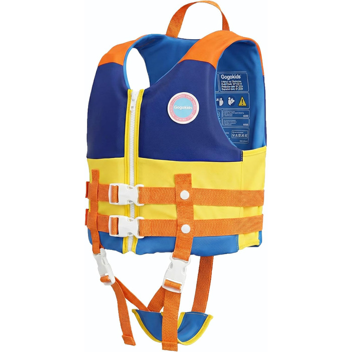 Дитяча жилетка для плавання Gogokids для хлопчиків, 1-9 років, рожева, блакитна, помаранчева