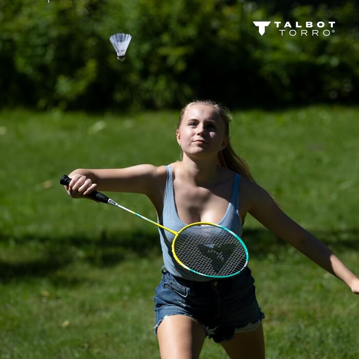 Набір для бадмінтону Talbot-Torro Premium 2-Fighter: 2 алюмінієві ракетки, 2 воланчики, сумка, 449403