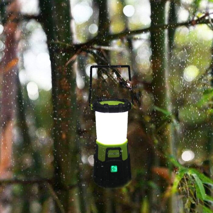 Кемпінгова лампа EULOCA 1200LM з LED CREE, перезаряджувана, водонепроникна, з Powerbank 4400mAh, 4 режими яскравості, 10W, для кемпінгу, походів, надзвичайних ситуацій