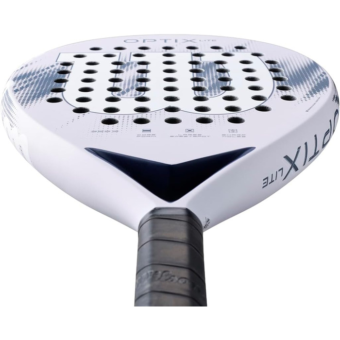 Ракетка для падел Wilson Optix V2 Lite (фіолетова) - легка, для початківців, з скловолокном, 50x29.9x7 см