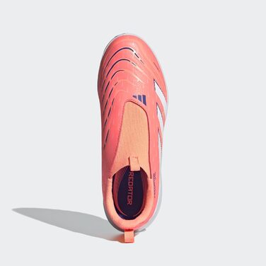 Дитячі футбольні бутси adidas Predator League Laceless Turf для штучного поля (38 EU, Оранжевий)