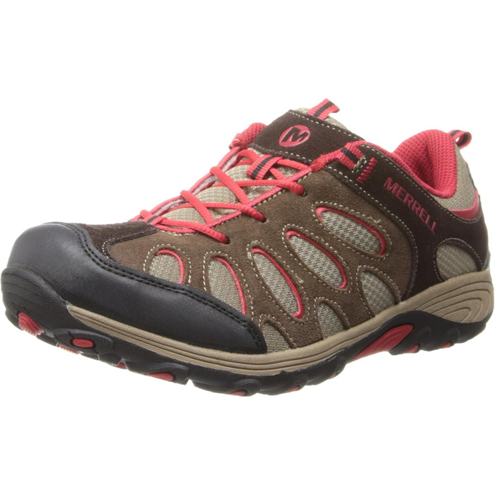 Черевики трекінгові дитячі Merrell CHAMELEON LOW LC (34 EU, Багатоколірні, Коричневий/Червоний)