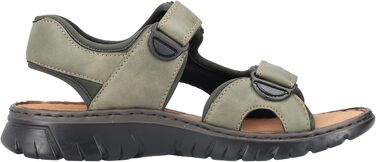 Чоловічі сандалі Rieker 22761 класичні, зелені, розмір 43 EU