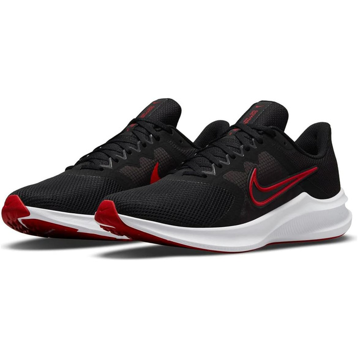 Кросівки для бігу Nike Downshifter 10 чоловічі (42.5 EU, чорний, білий, сірий, червоний)