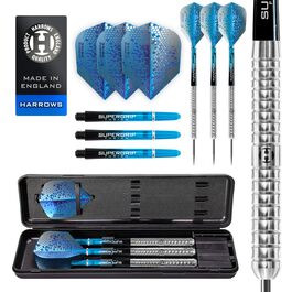 Дарти Harrows Pulse 90% Tungsten - сталеві дротики з кейсом 21/22/23/24/25/26г + Supergrip Fusion та Prime Flights