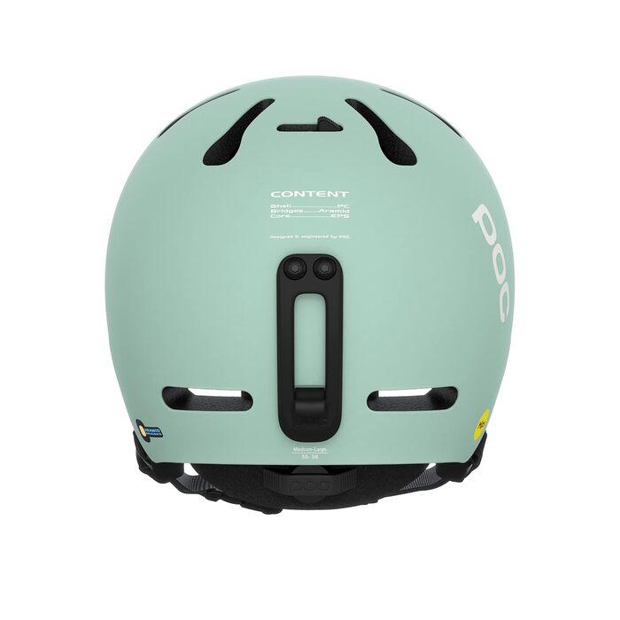 Шолом для лиж та сноуборду POC Fornix MIPS, Apophyllite Green Matt, XL-XXL, легкий, максимальний захист для катання на трасі, фрірайду та скітуру
