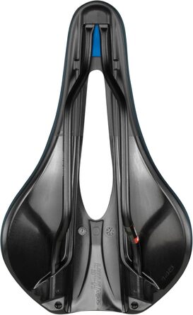Сідло Selle Italia Novus Boost EVO Gravel TM Superflow (блакитне) для гравійних та шосейних велосипедів
