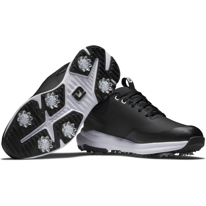 Жіноче golf-взуття FootJoy Tour Rival, розмір 39 EU, широка колодка, чорний колір