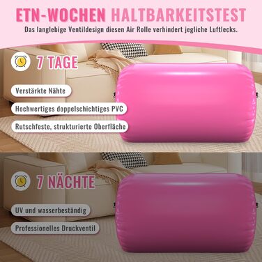 Мата для гімнастики DOBESTS Airtrack Matte, 2/3/4/5/6 м, для занять гімнастикою, йогою, фітнесом, спортом (з насосом та сумкою)