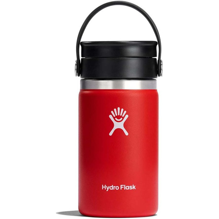 Термос HYDRO FLASK 354 мл вакуумний з нержавіючої сталі, не протікає, з кришкою Flex, для кави, Goji