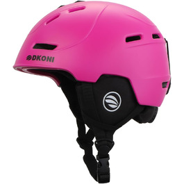 Шолом для сноуборду та гірських лиж, унісекс, рожевий, розмір M (54-58 см)