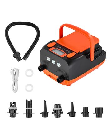 Електрична SUP-насос VEVOR з USB, 20PSI, для надувних SUP-дошок, наметів, з LED-підсвічуванням та автоматичним вимкненням