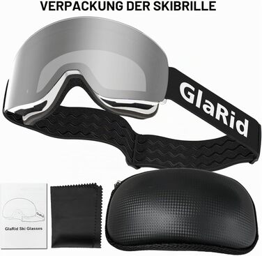 Гірськолижна маска для носіїв окулярів OTG Anti-Fog, унісекс (біла)