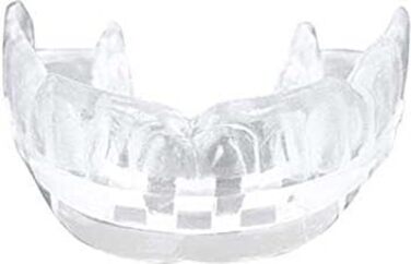 Спортивна капа BAY® CE DOPPEL PROFI SMILE прозора, для дорослих і дітей, з гігієнічним футляром, сертифікована, біла/прозора