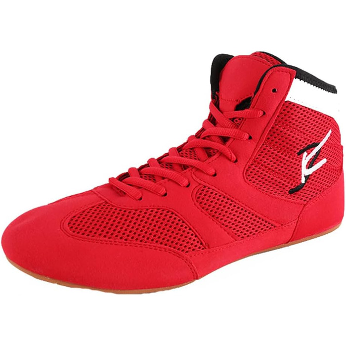 Кросівки для боротьби, боксерські кросівки, гумова підошва, для чоловіків, жінок та дітей, дитячі (42 EU, червоні)
